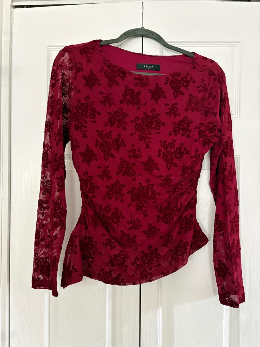 Burgundy Top, Brand New!